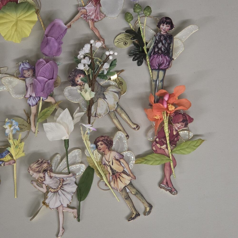 Bradford Editions Flower Fairies Complete 36 Ornament Collection w/ COAs 2000 - Picture 10 of 12